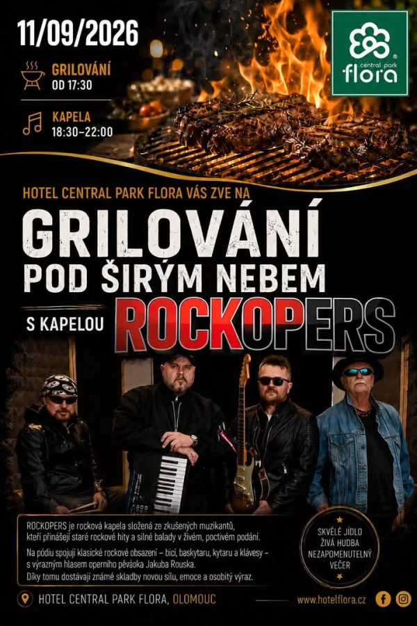 🔥 ZÁŘIJOVÉ GRILOVÁNÍ POD ŠIRÝM NEBEM V HOTELU…