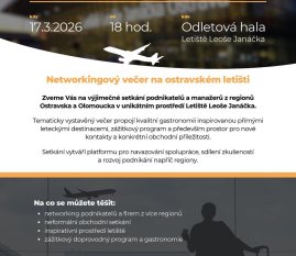 Z Ostravy do celého světa – akce v odletové hale Letiště Leoše Janáčka