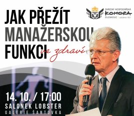 Networking s besedou "Jak přežít manažerskou funkci ve zdraví"