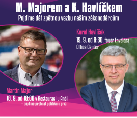 Setkání s poslancem Martinem Majorem