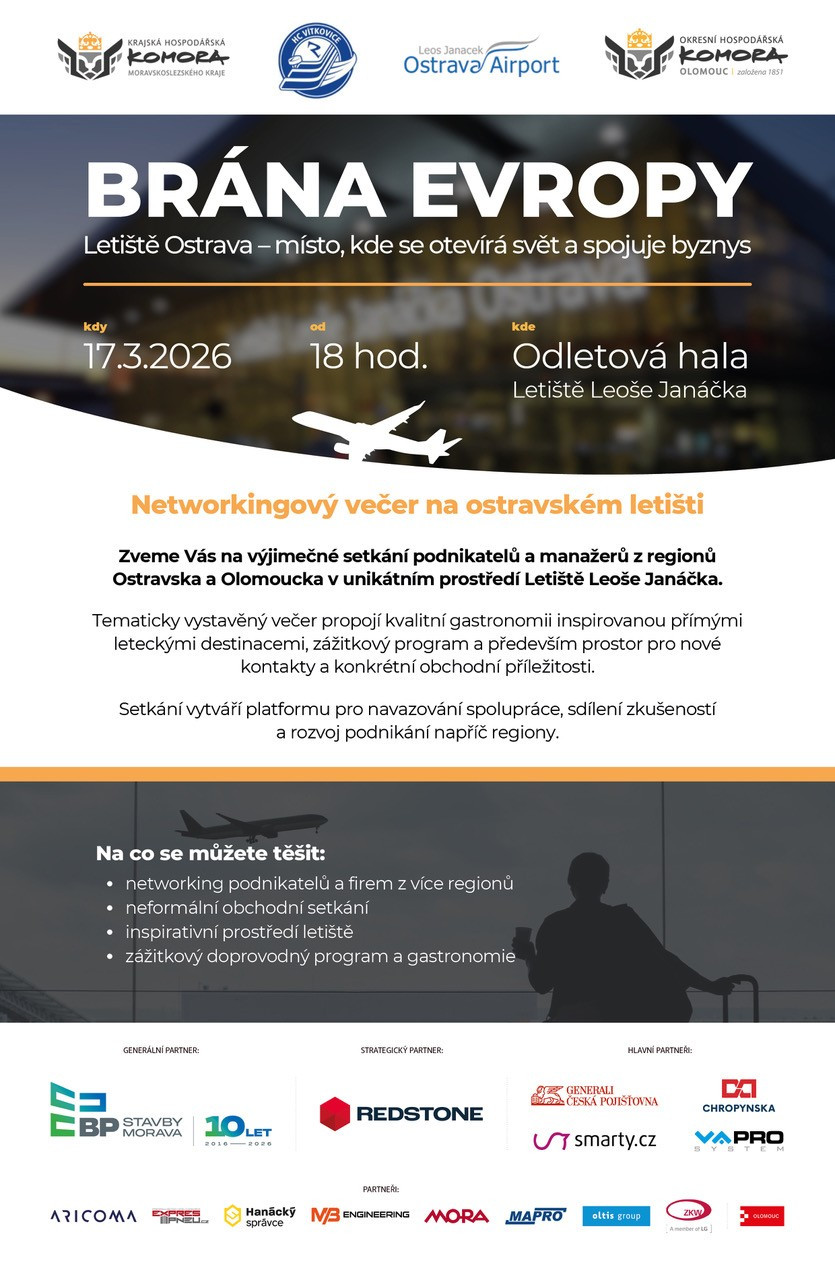 Z Ostravy do celého světa – akce v odletové hale Letiště Leoše Janáčka