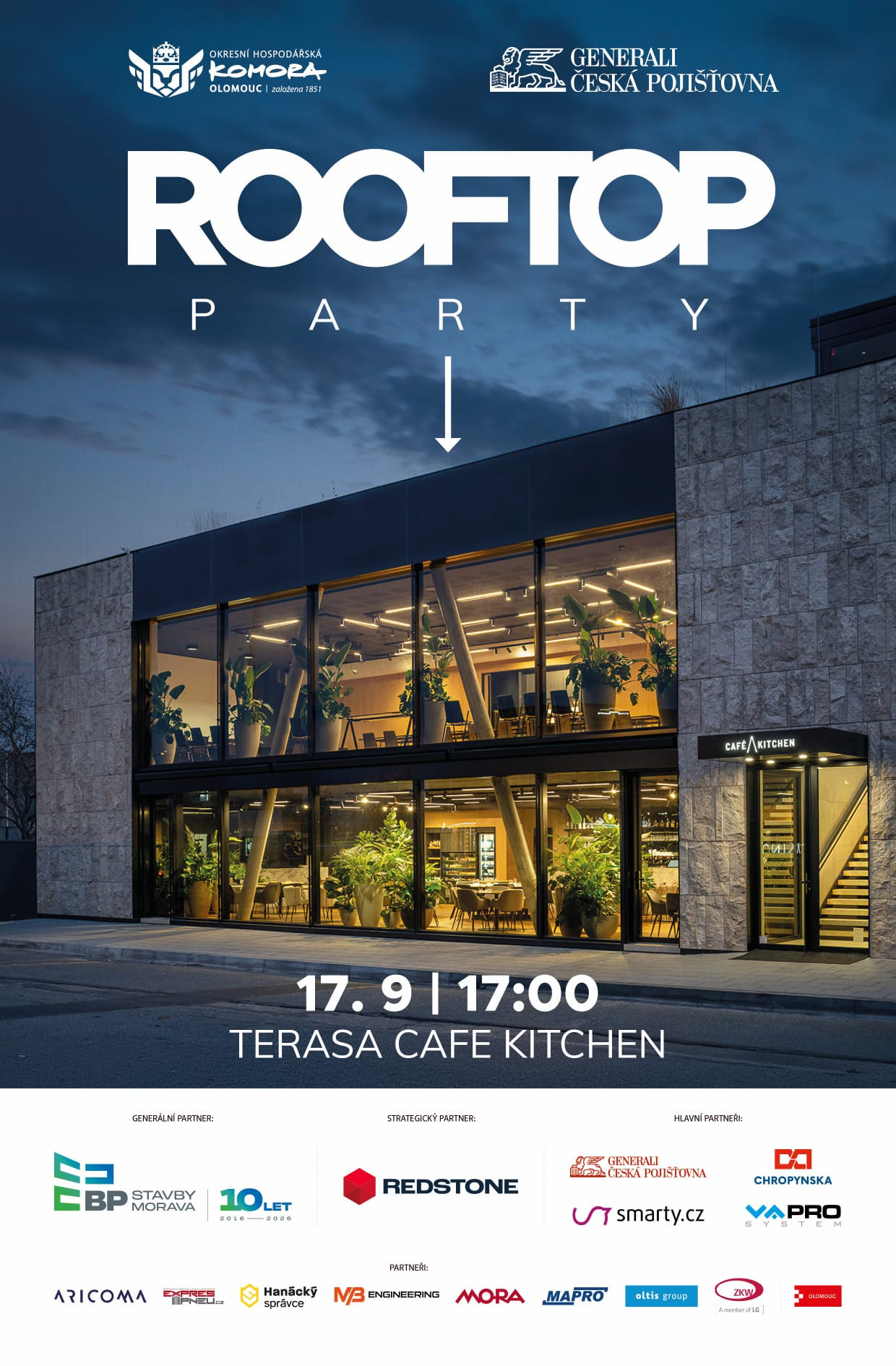 Rooftop party s Generali pro VIP klientelu