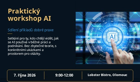 Praktický workshop - sdílení příkladů dobré praxe AI