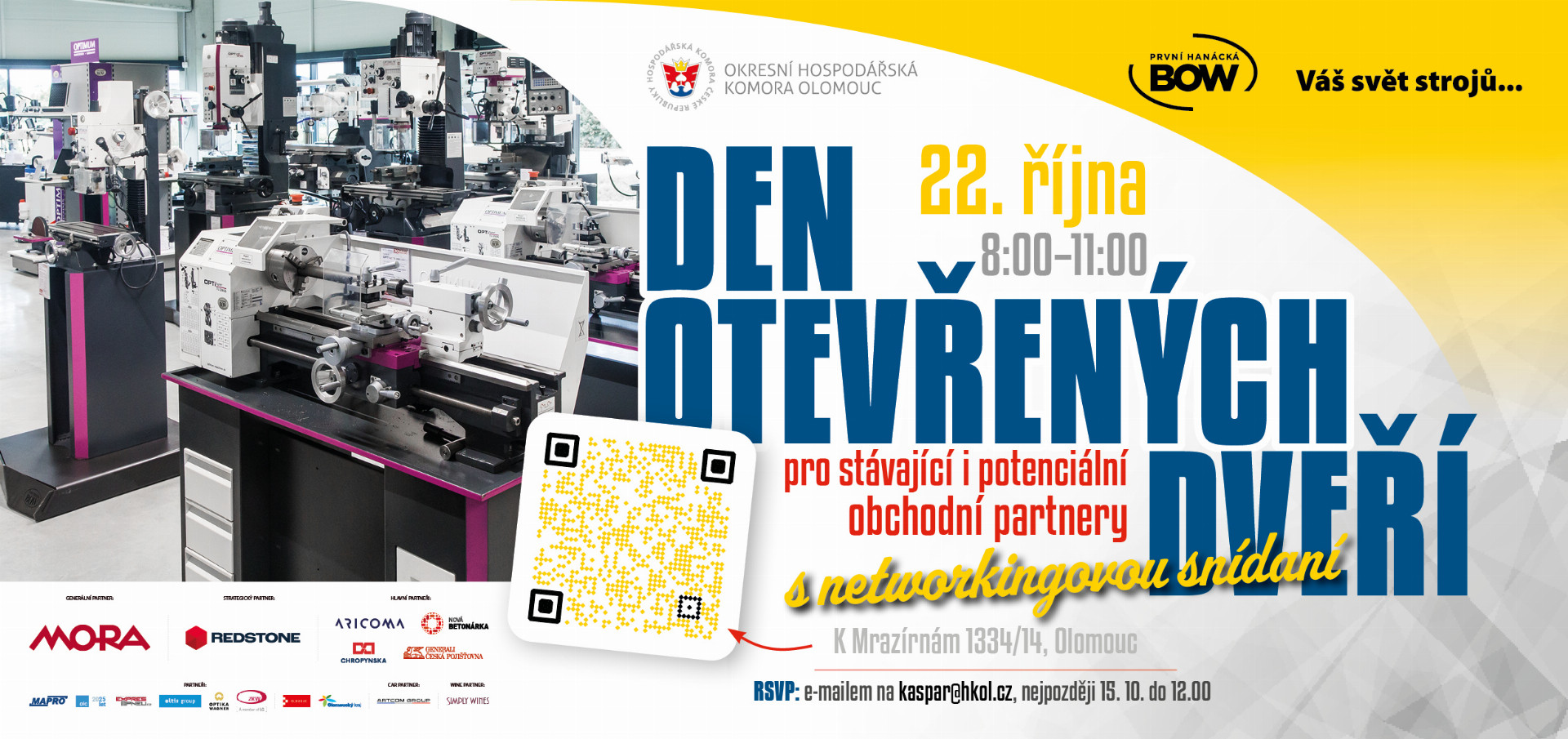 Networkingová snídaně ve firmě 1. Hanácká BOW s prohlídkou