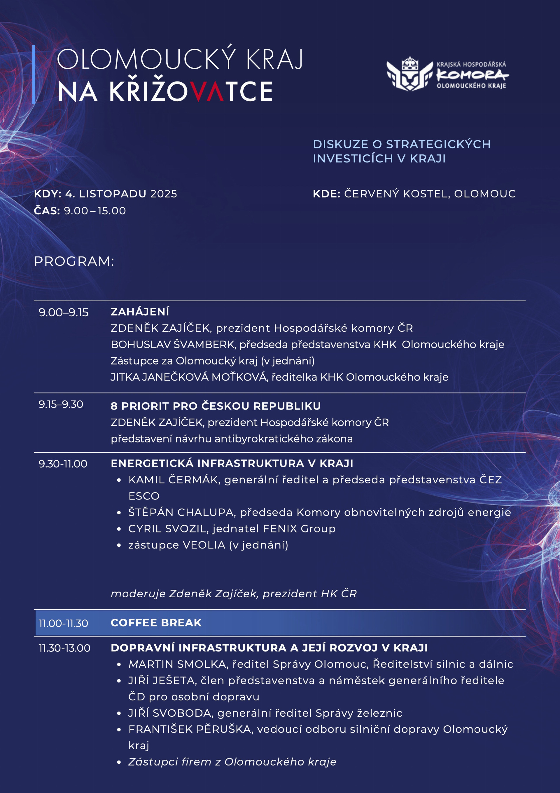 Olomoucký kraj na křižovatce