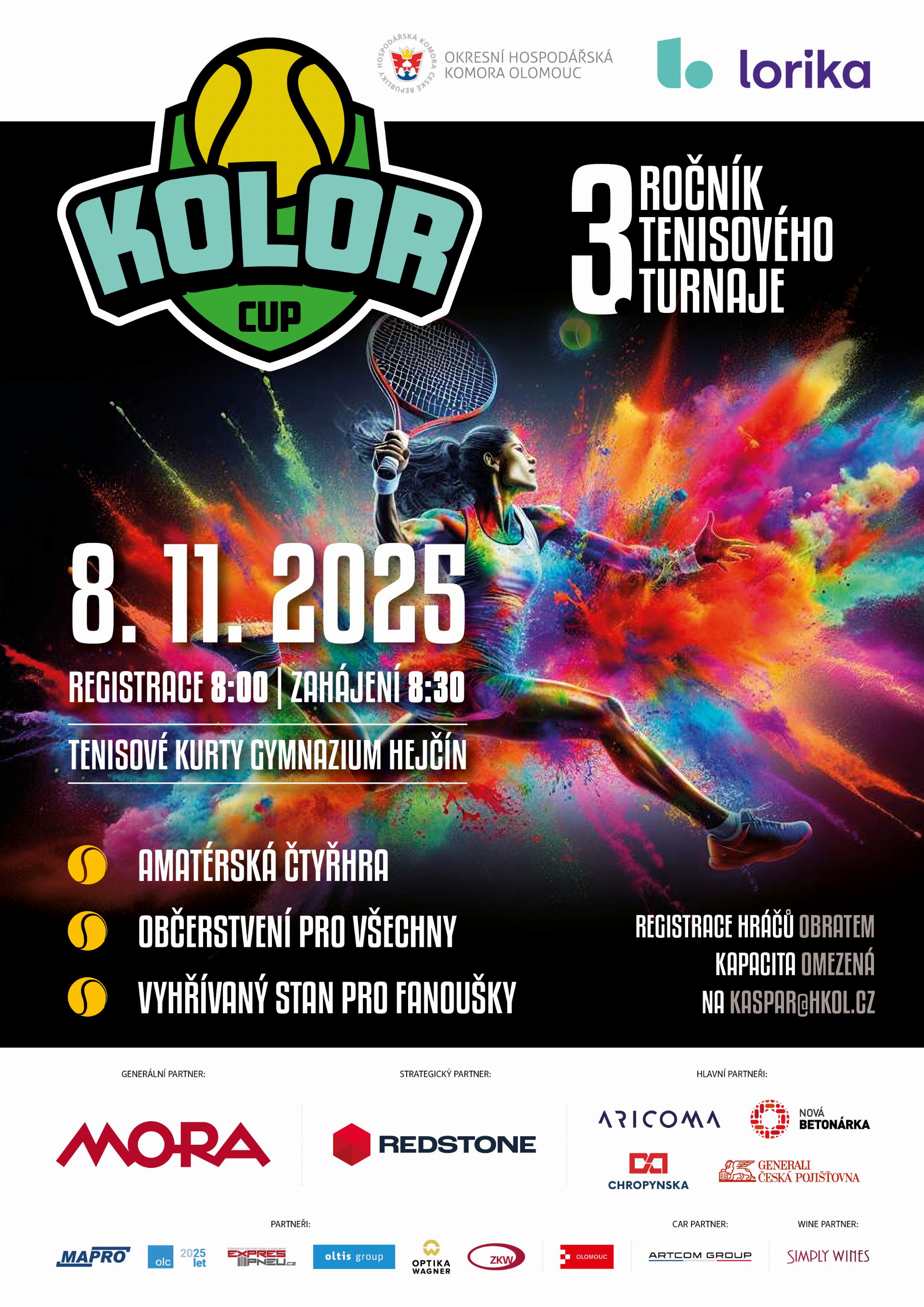 KoLor cup - tenisový turnaj